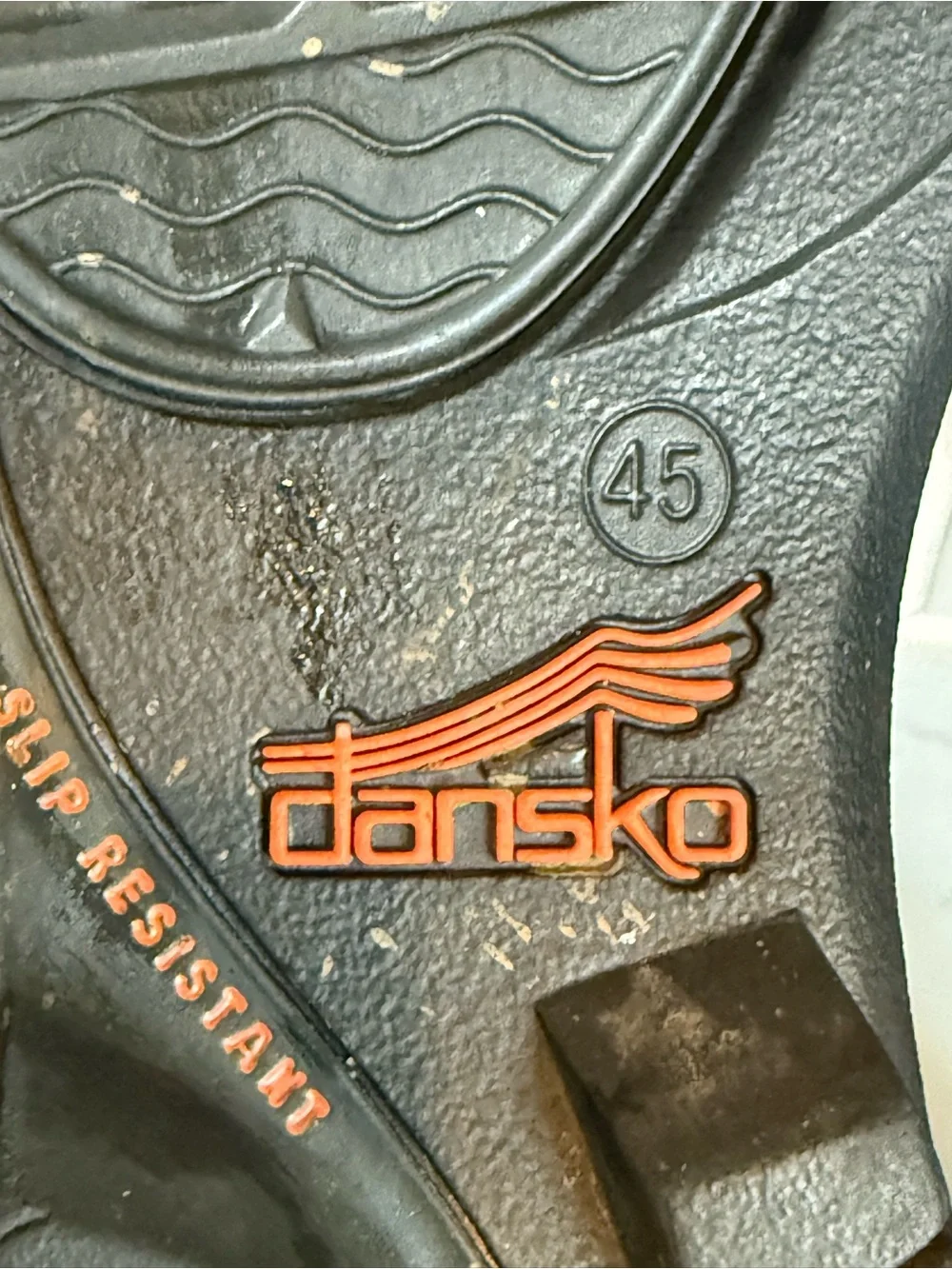 Dansko Black Men's Slip-On Work Loafers